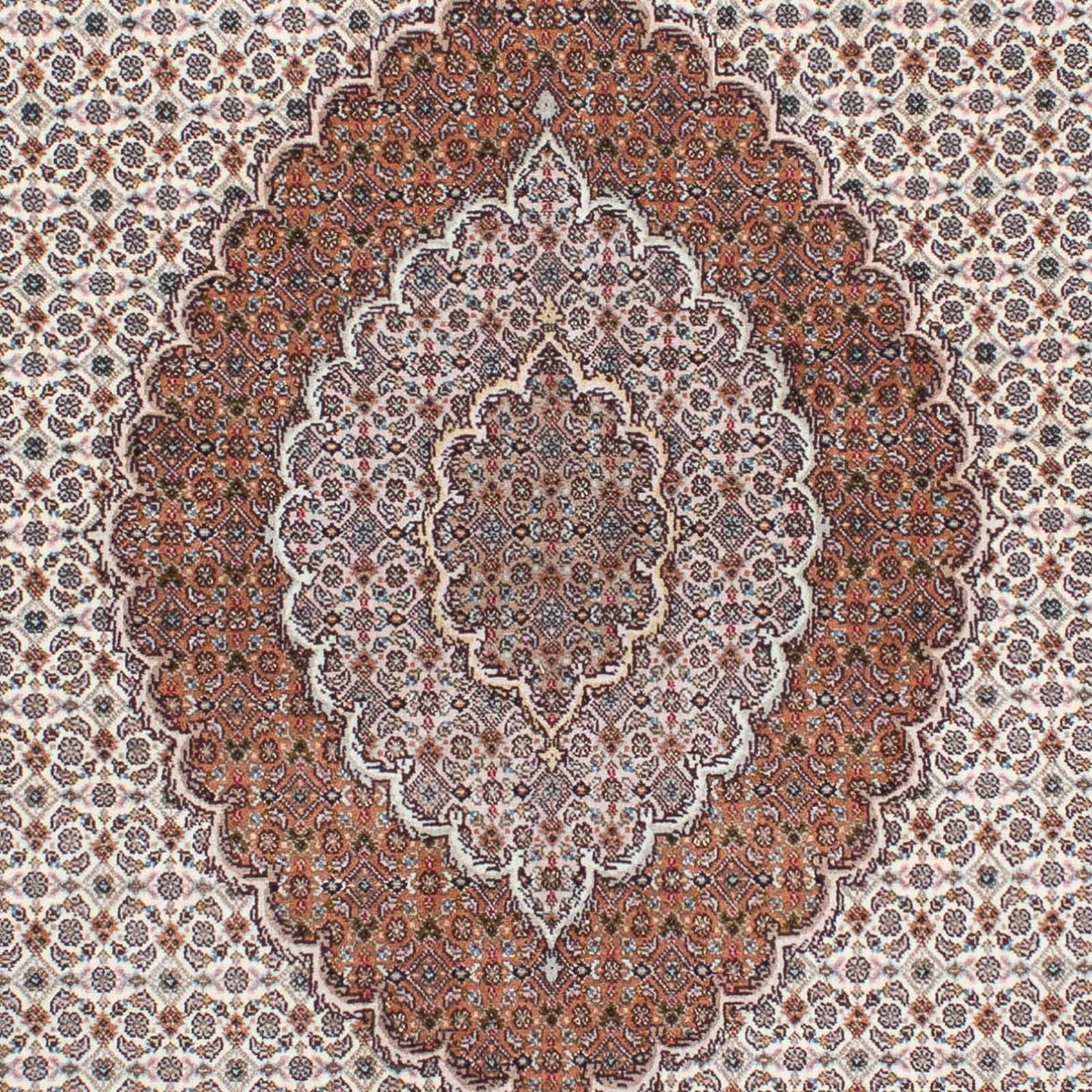 Perser Rug - Tabriz - 212 x 153 cm - light brown