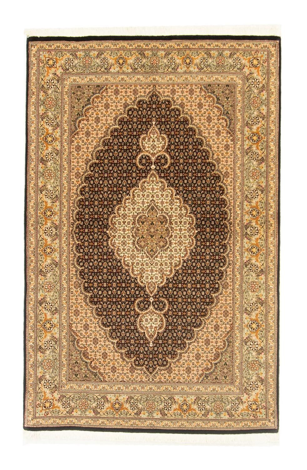 Perser Rug - Tabriz - Royal - 156 x 100 cm - black