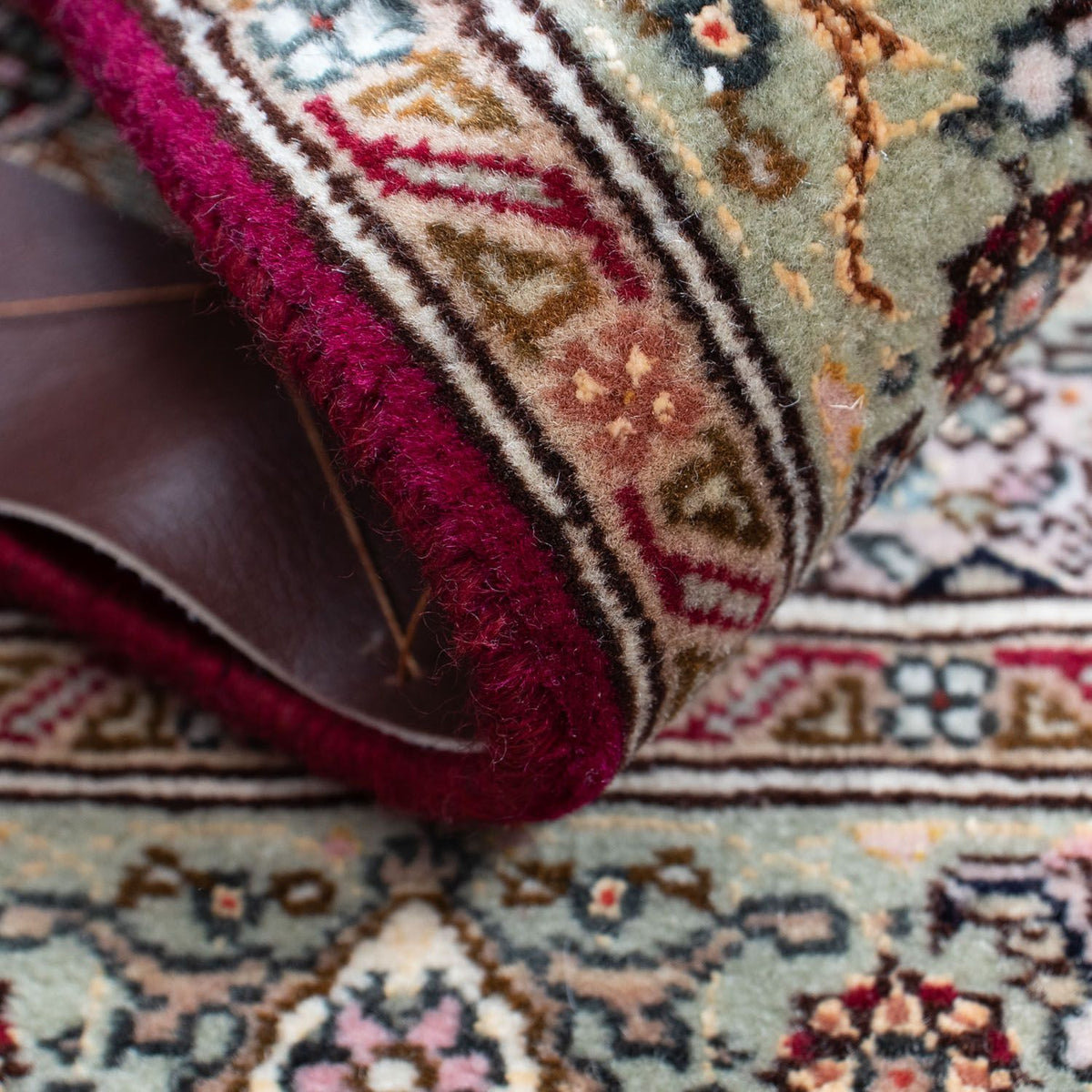 Perser Rug - Tabriz - Royal - 95 x 61 cm - dark red