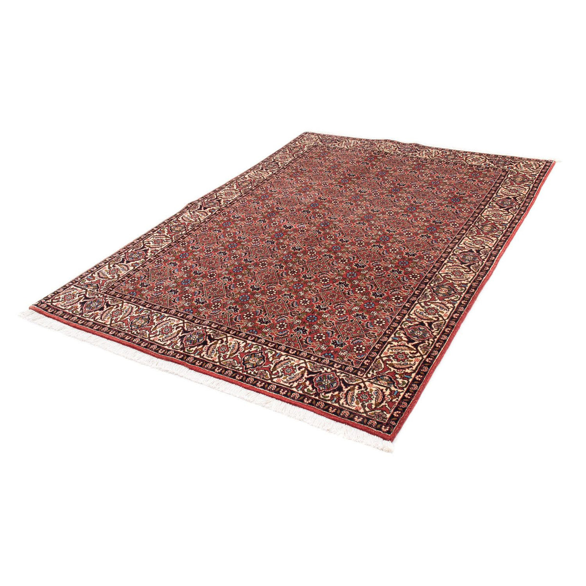 Perser Rug - Bidjar - 205 x 141 cm - dark red