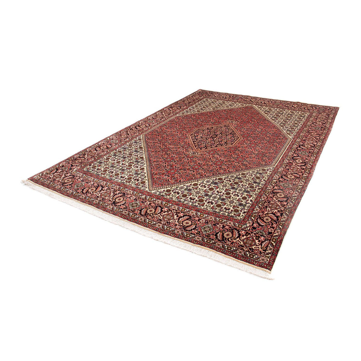 Perser Rug - Bidjar - 290 x 197 cm - dark red
