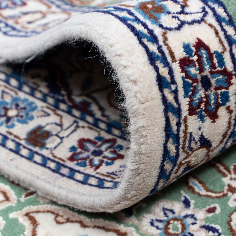 Runner Perser Rug - Nain - Royal - 410 x 62 cm - green