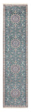 Runner Perser Rug - Nain - Royal - 394 x 88 cm - light blue
