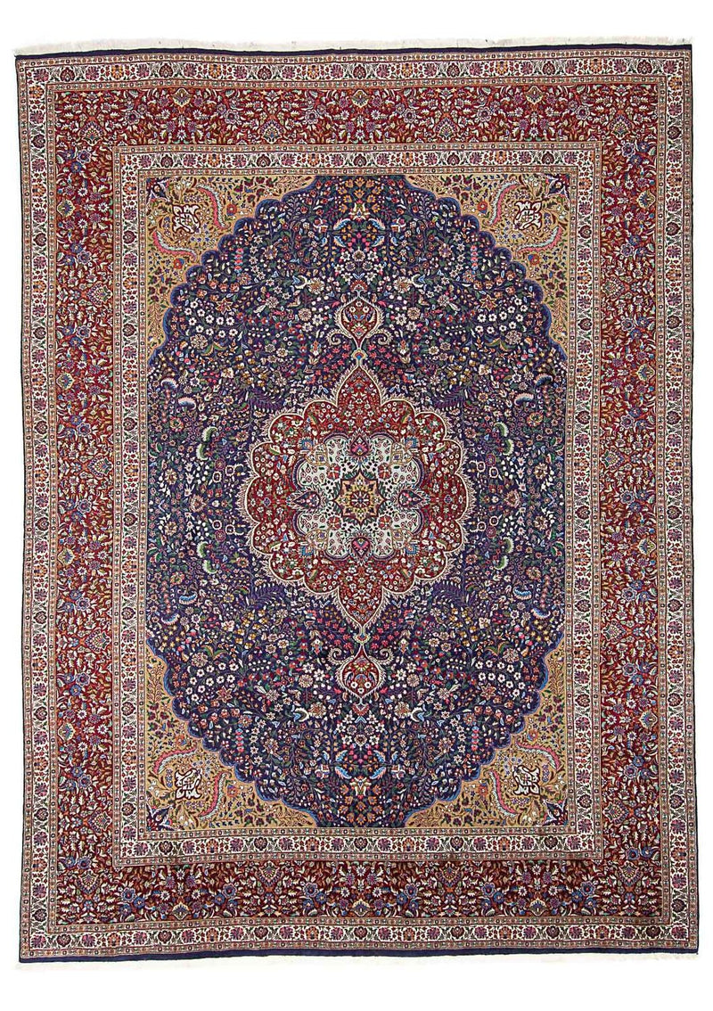 Tabriz - 50 Raj Rug 391x300cm - Persian Rugs