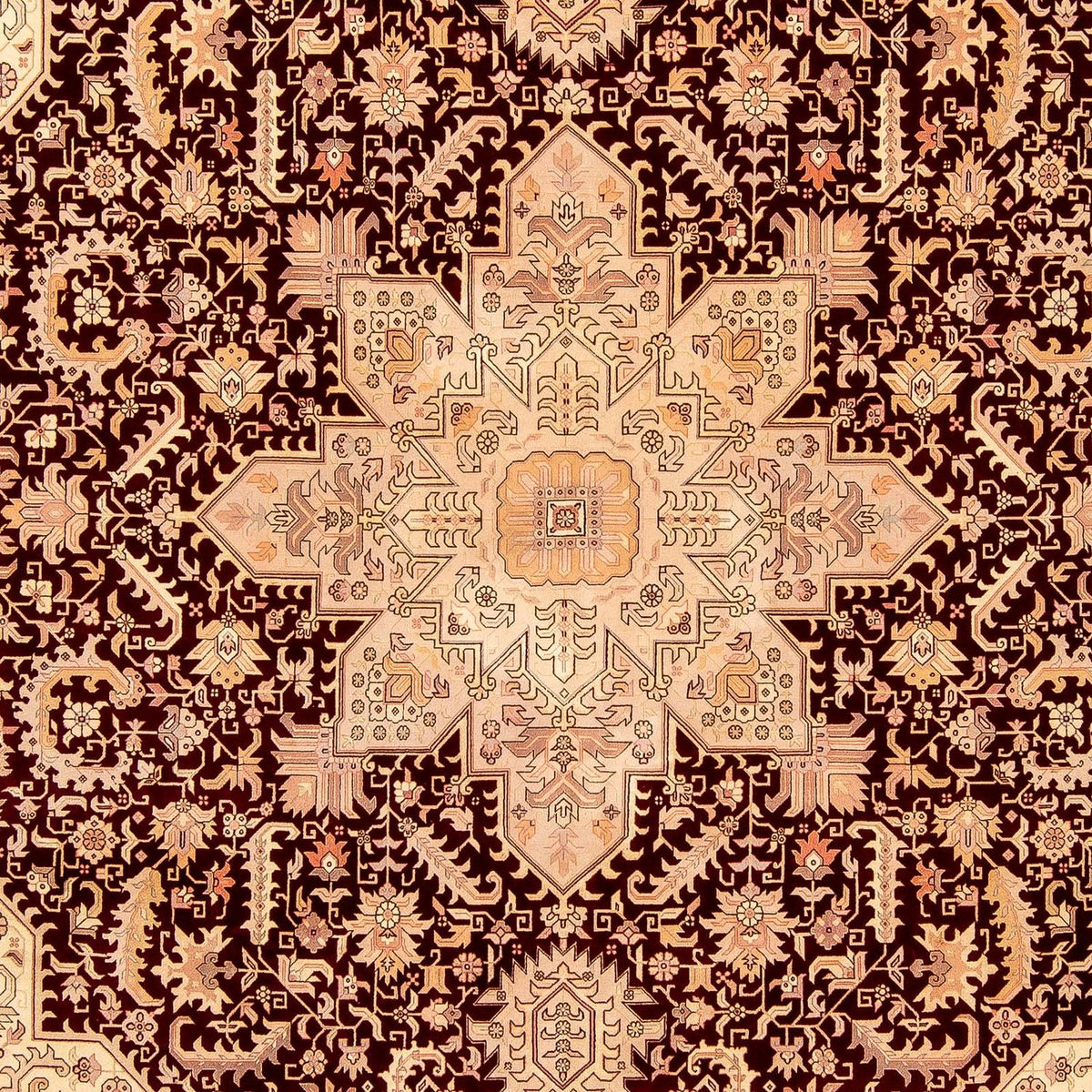 Perser Rug - Tabriz - Royal - 356 x 250 cm - light brown