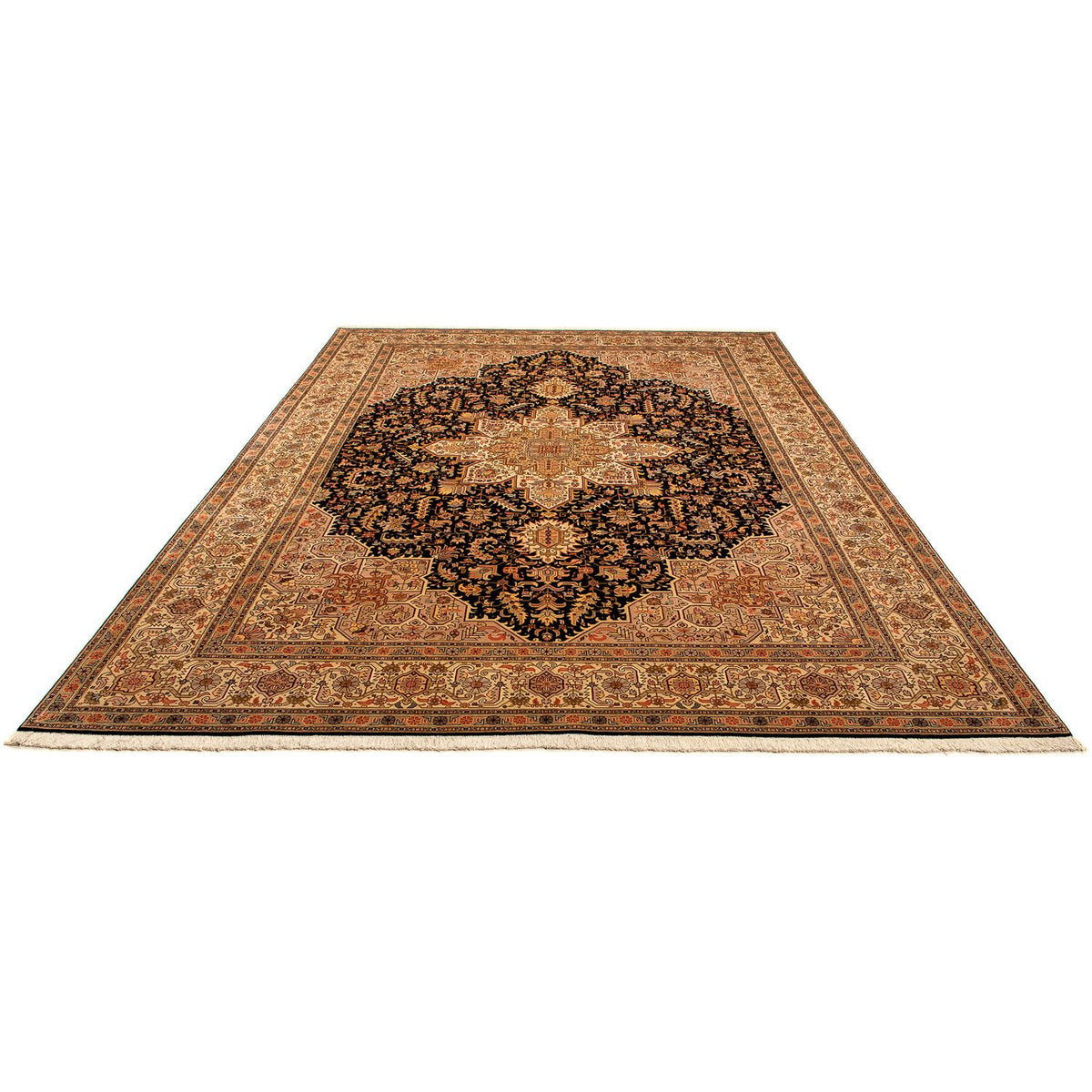 Perser Rug - Tabriz - Royal - 360 x 254 cm - light brown