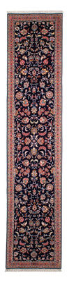 Runner Perser Rug - Tabriz - Royal - 298 x 65 cm - dark blue