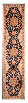 Runner Perser Rug - Tabriz - Royal - 295 x 68 cm - dark blue