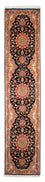 Runner Perser Rug - Tabriz - Royal - 303 x 68 cm - dark blue