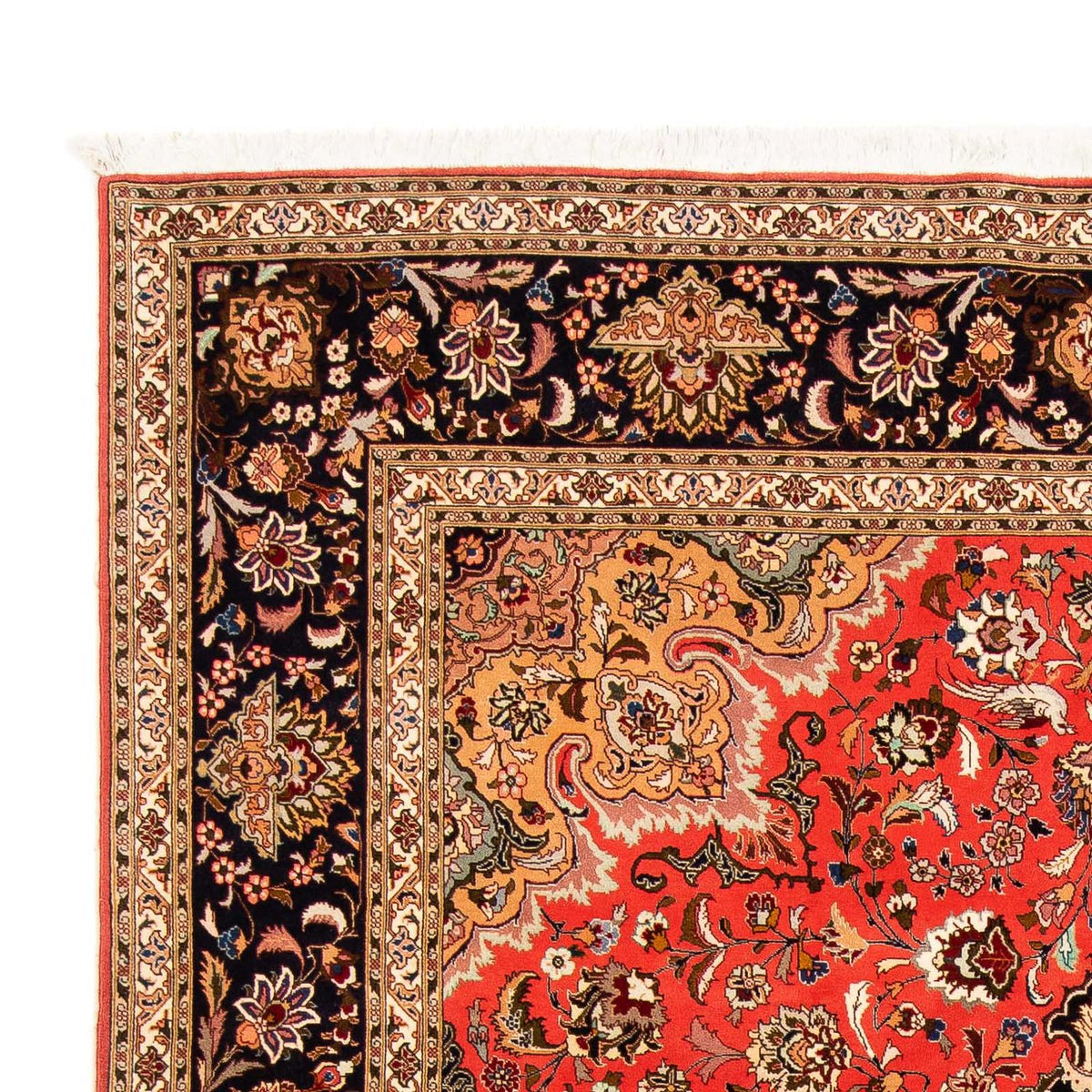 Tabriz - 50 Raj Rug 206x304cm - Persian Rugs