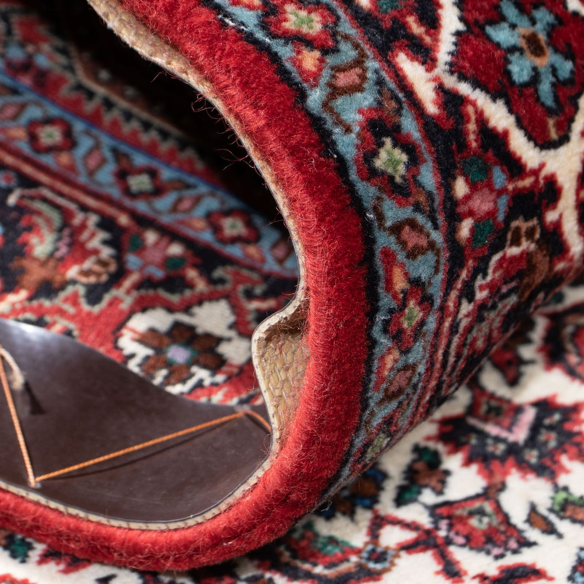 Runner Perser Rug - Bidjar - 214 x 83 cm - light red