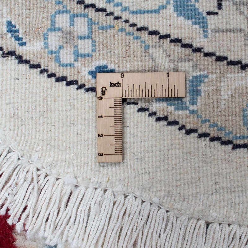 Perser Rug - Nain round  - 300 x 300 cm - dark red