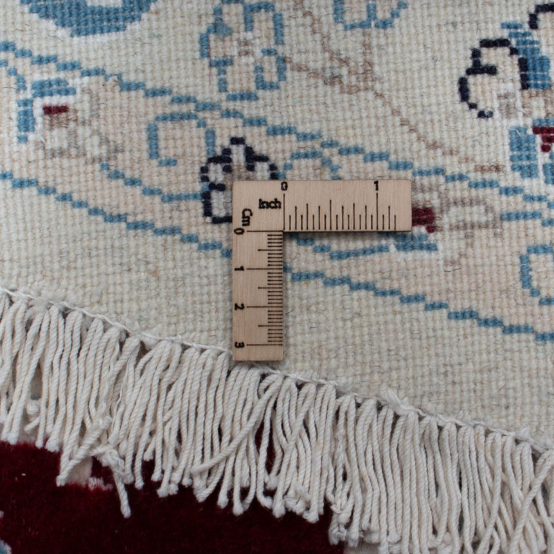 Perser Rug - Nain round  - 295 x 295 cm - dark red