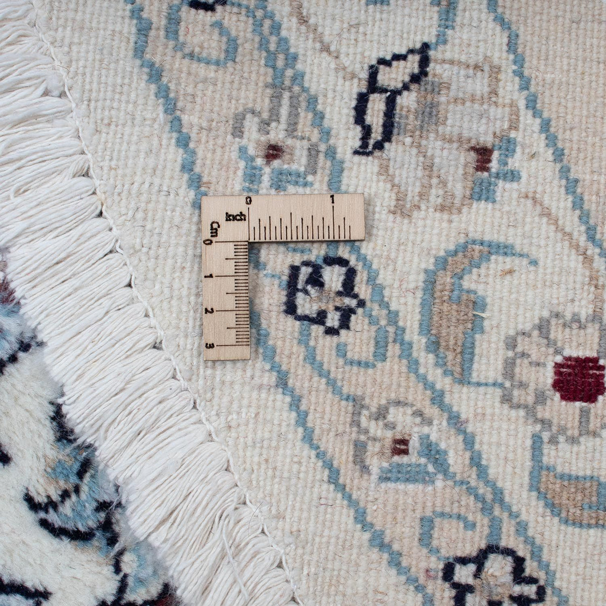 Perser Rug - Nain round  - 310 x 310 cm - dark red