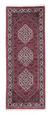 Runner Perser Rug - Bidjar - 208 x 74 cm - red