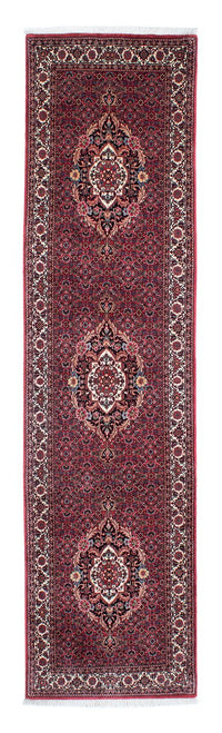 Runner Perser Rug - Bidjar - 313 x 82 cm - dark red