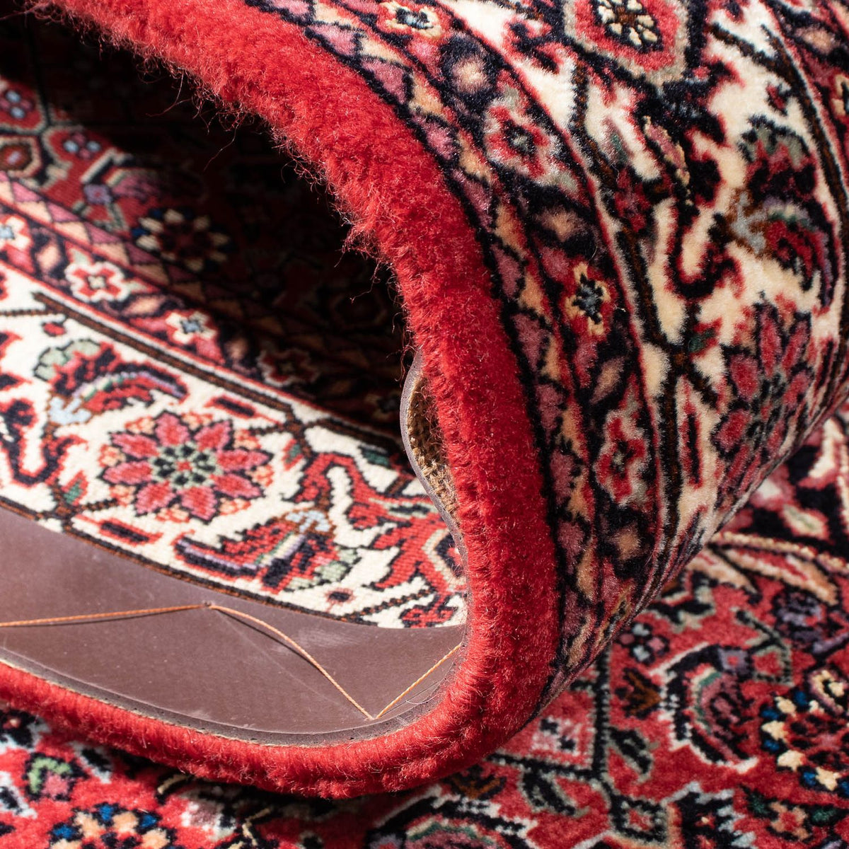 Runner Perser Rug - Bidjar - 313 x 82 cm - dark red