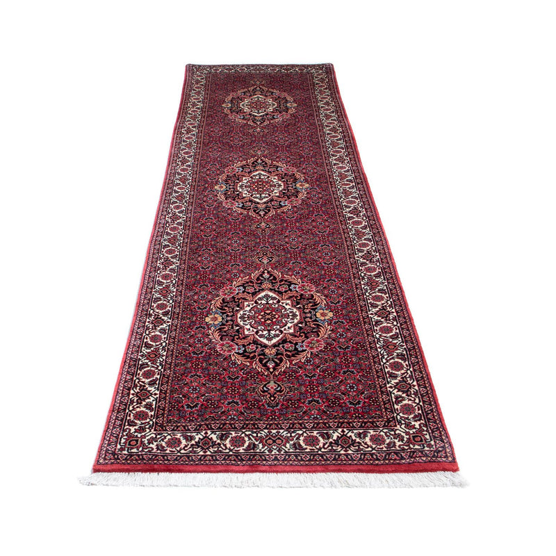 Runner Perser Rug - Bidjar - 313 x 82 cm - dark red
