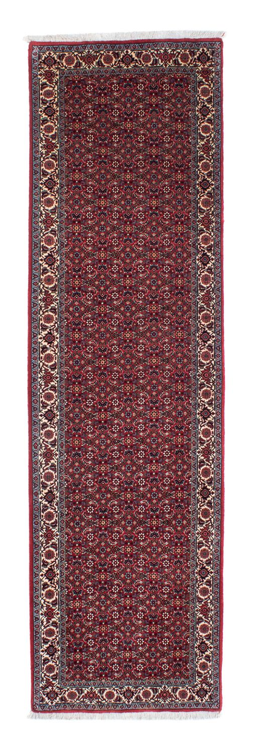 Runner Perser Rug - Bidjar - 302 x 81 cm - red