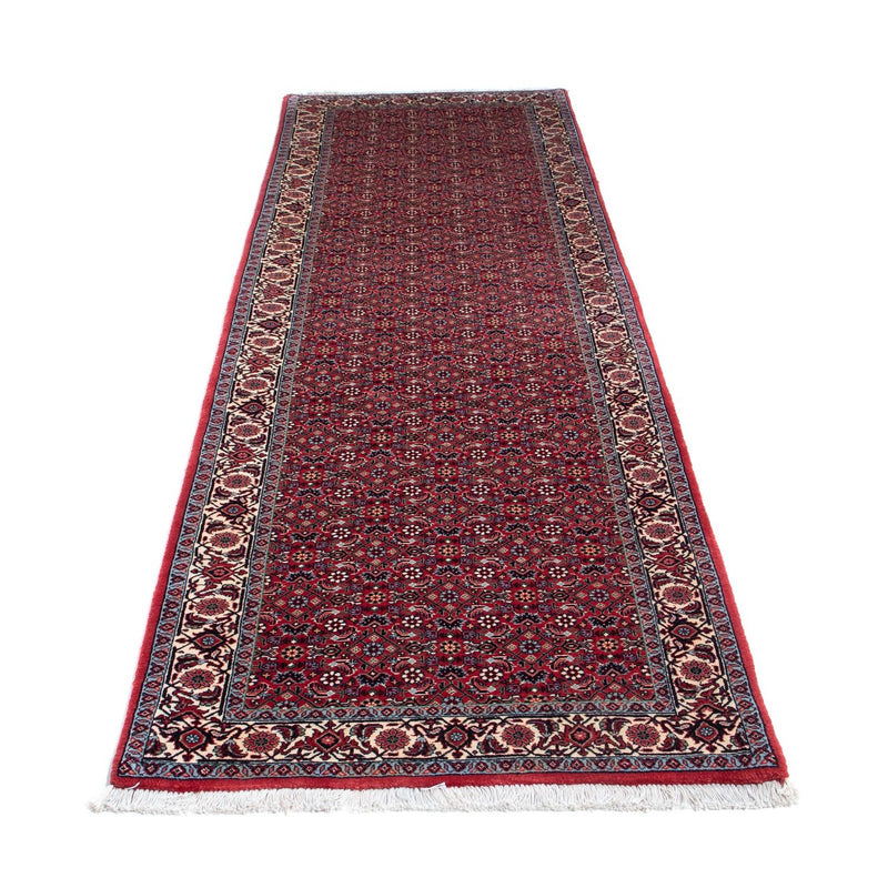 Runner Perser Rug - Bidjar - 302 x 81 cm - red