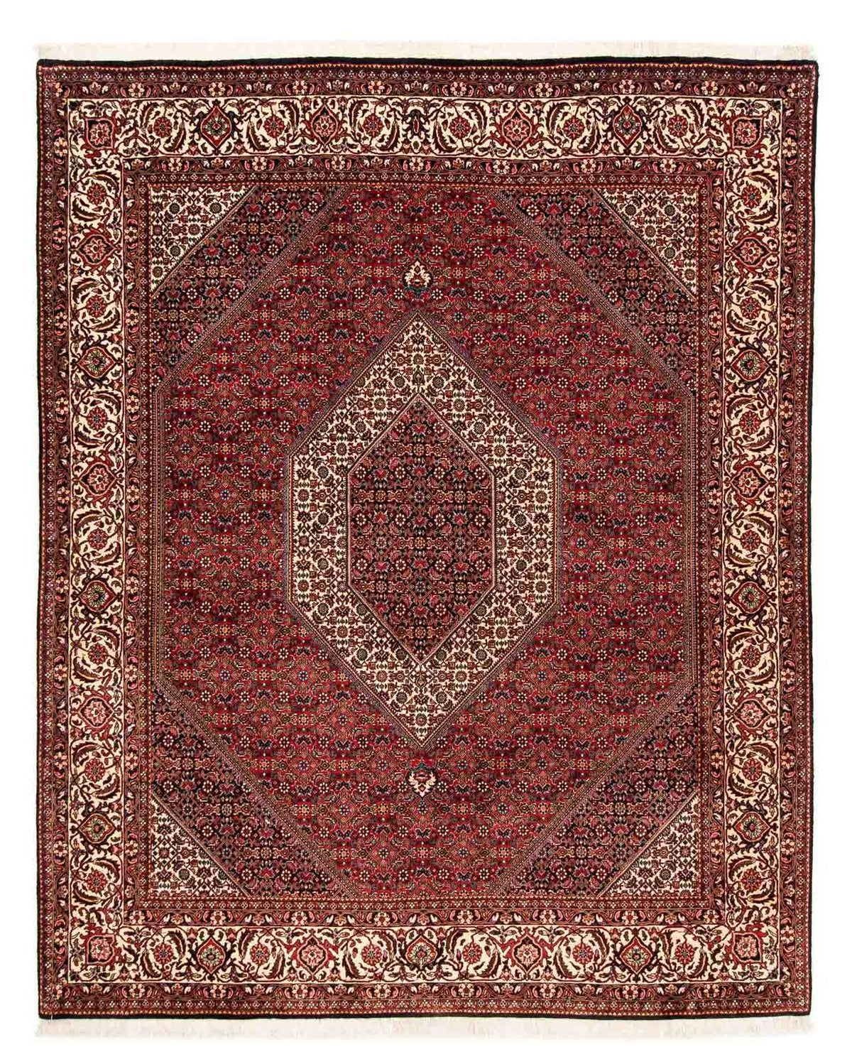 Perser Rug - Bidjar - 244 x 200 cm - dark red