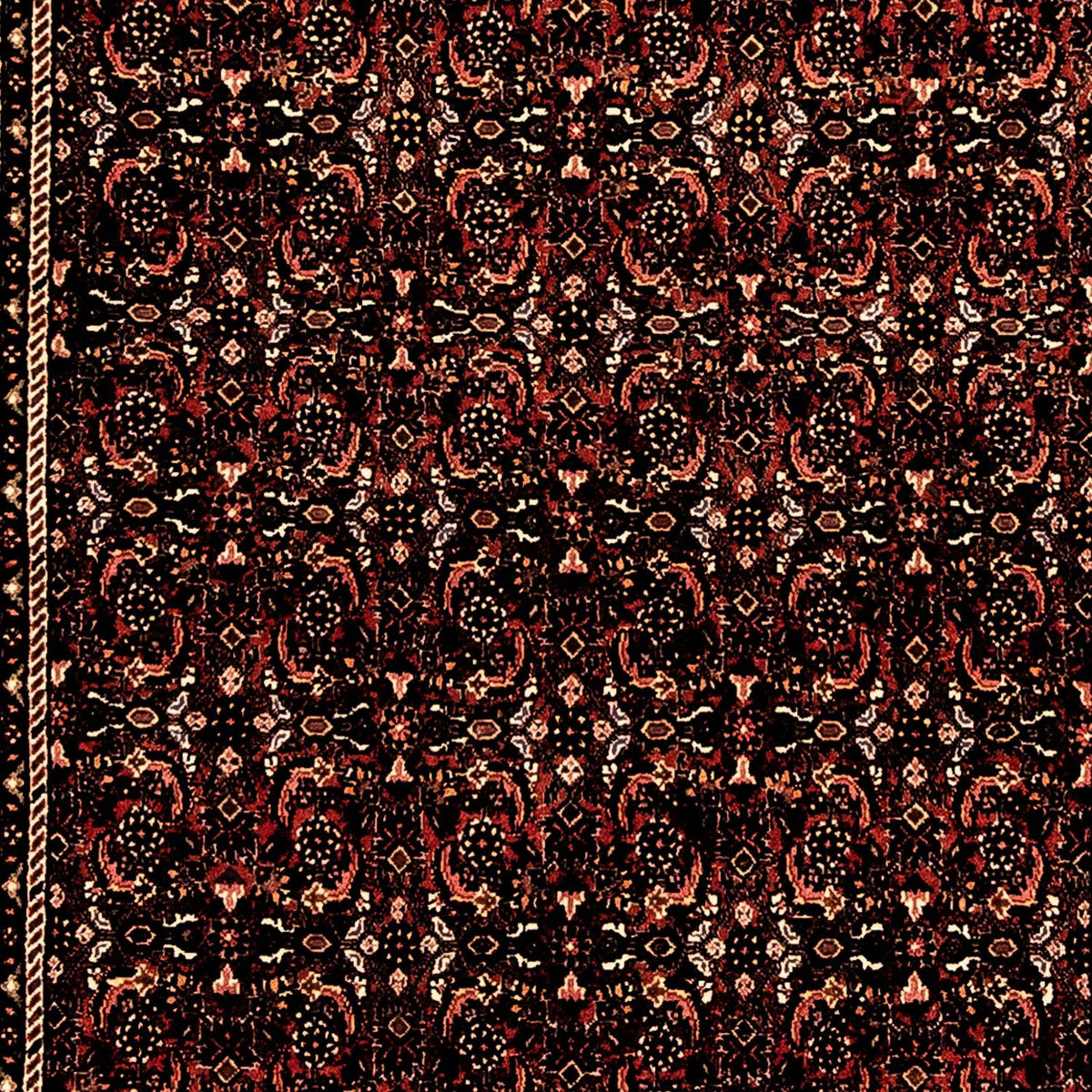 Runner Perser Rug - Bidjar - 293 x 100 cm - dark red