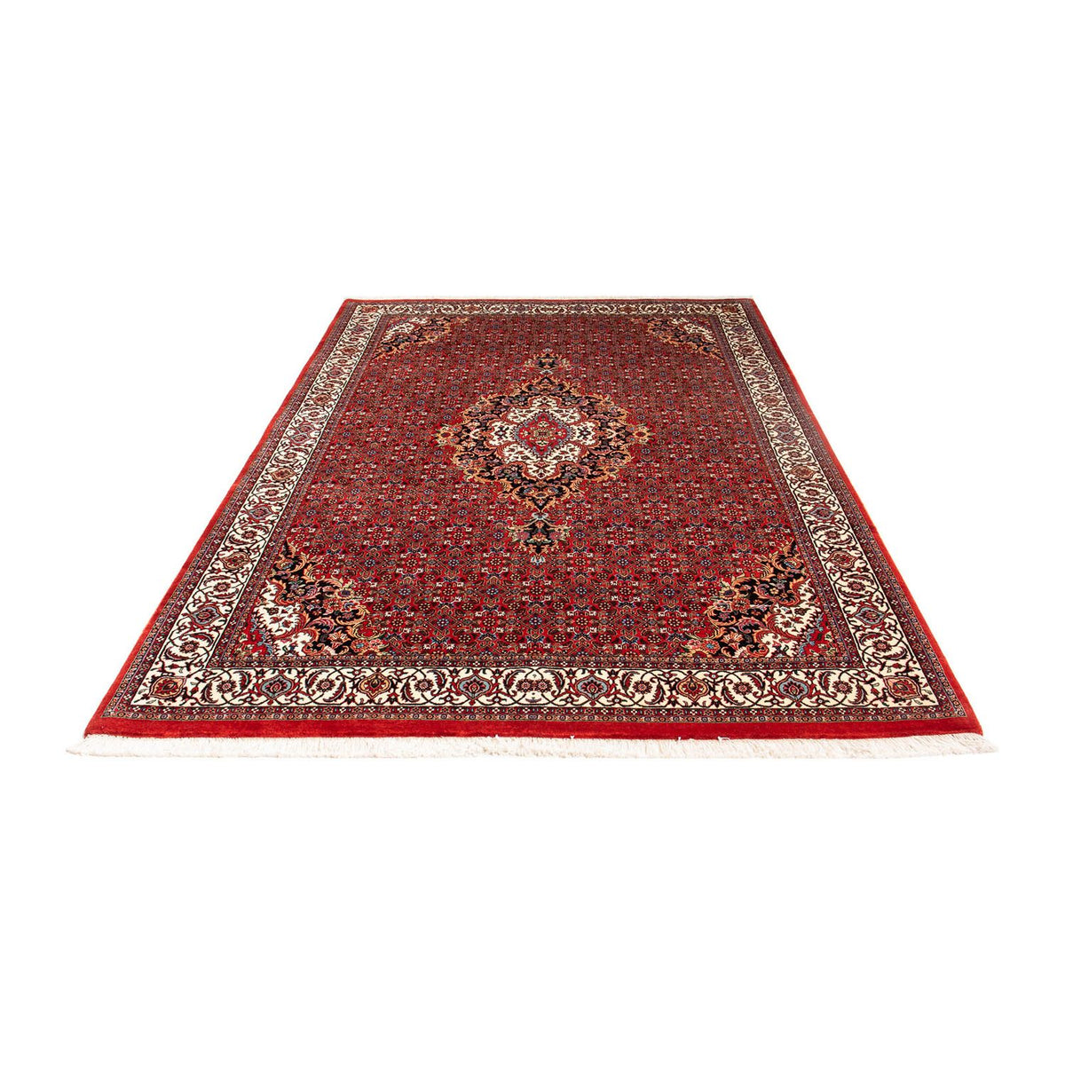 Perser Rug - Bidjar - 242 x 168 cm - dark red