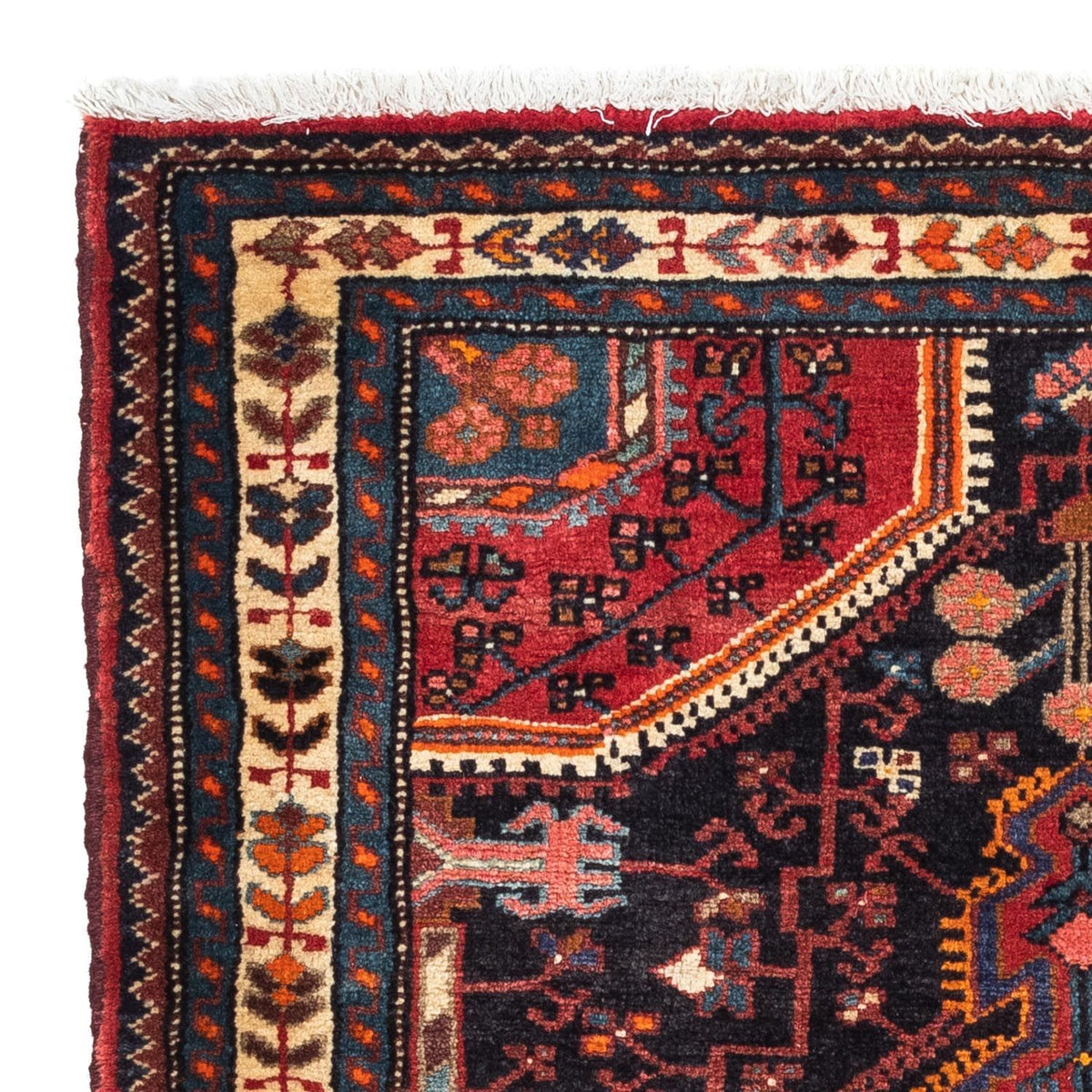 Perser Rug - Nomadic - 127 x 90 cm - dark red