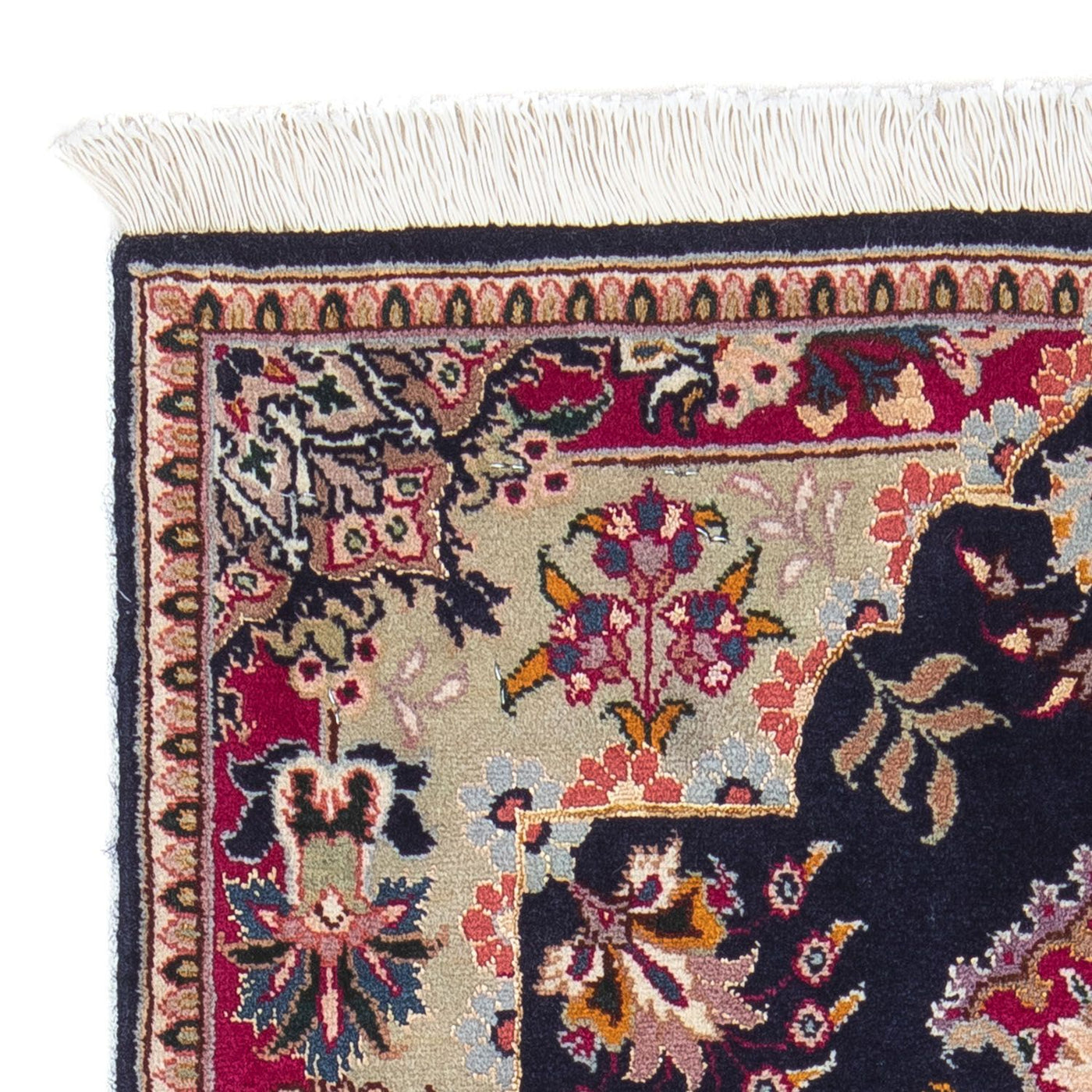 Tabriz - 50 Raj Rug 90x60cm - Persian Rugs