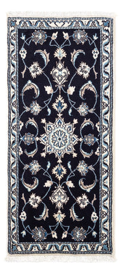 Perser Rug - Nain - 142 x 62 cm - dark blue