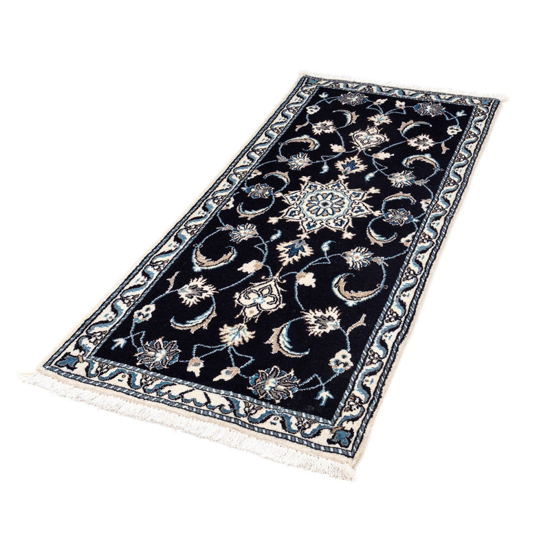Perser Rug - Nain - 142 x 62 cm - dark blue