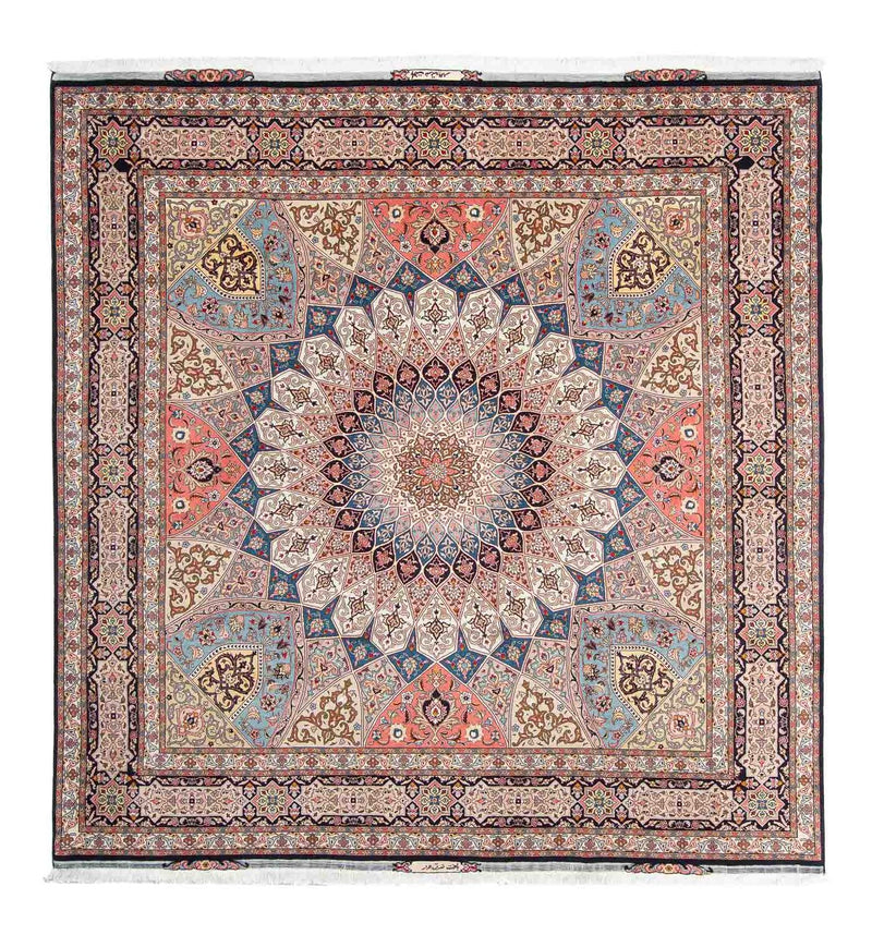 Perser Rug - Tabriz - Royal square  - 250 x 248 cm - light brown