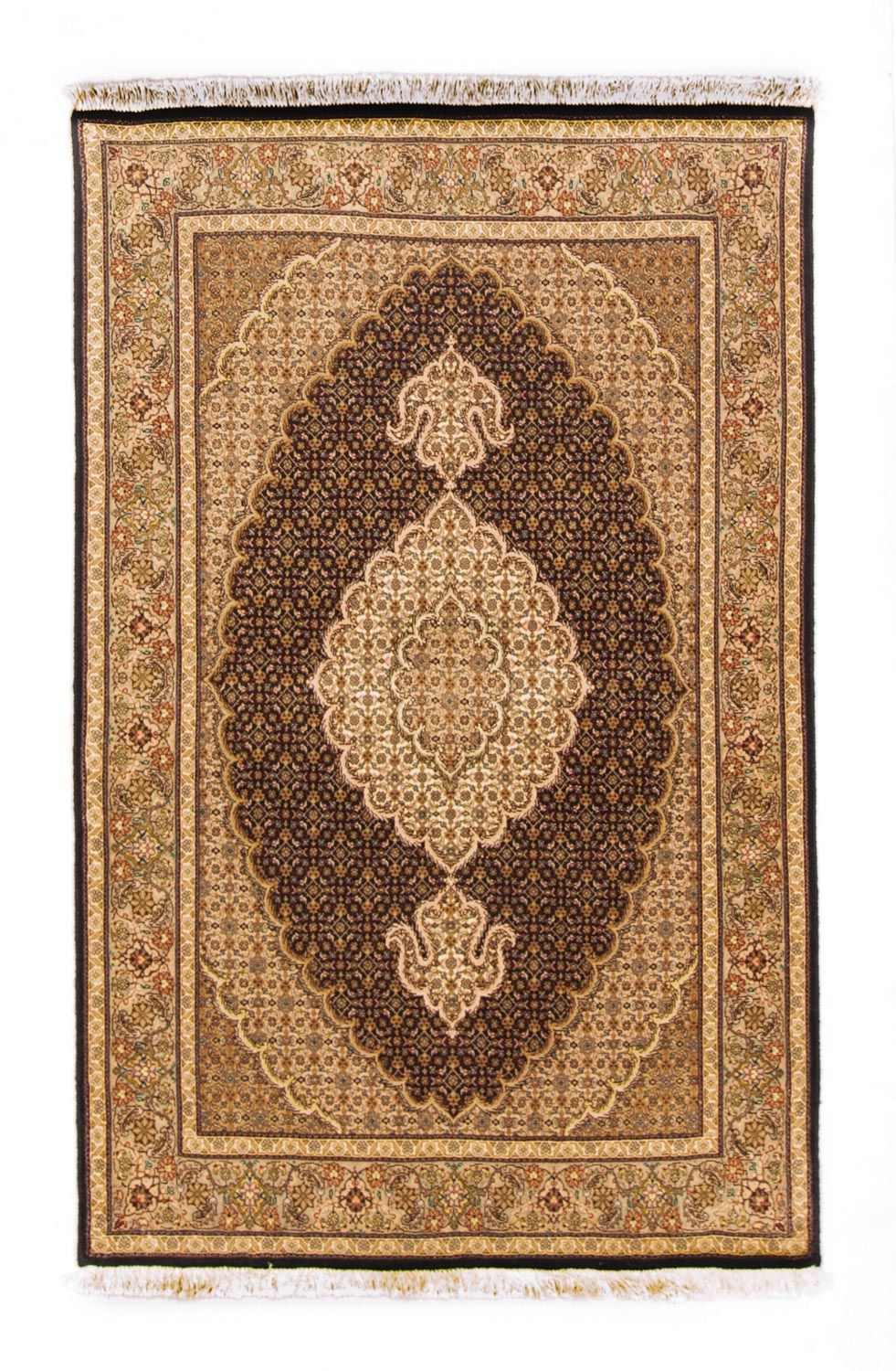 Perser Rug - Tabriz - 158 x 100 cm - black