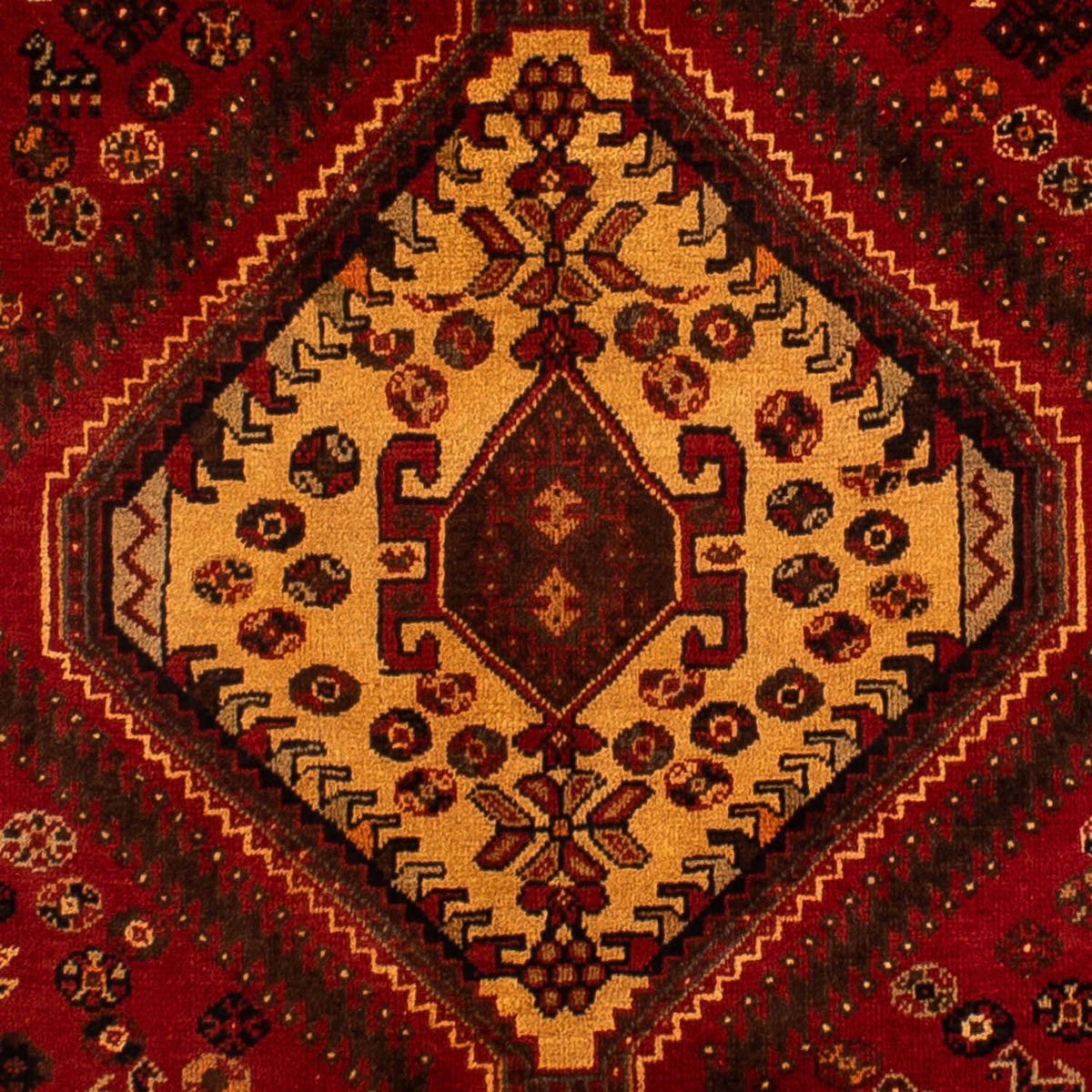 Perser Rug - Nomadic - 290 x 186 cm - dark red