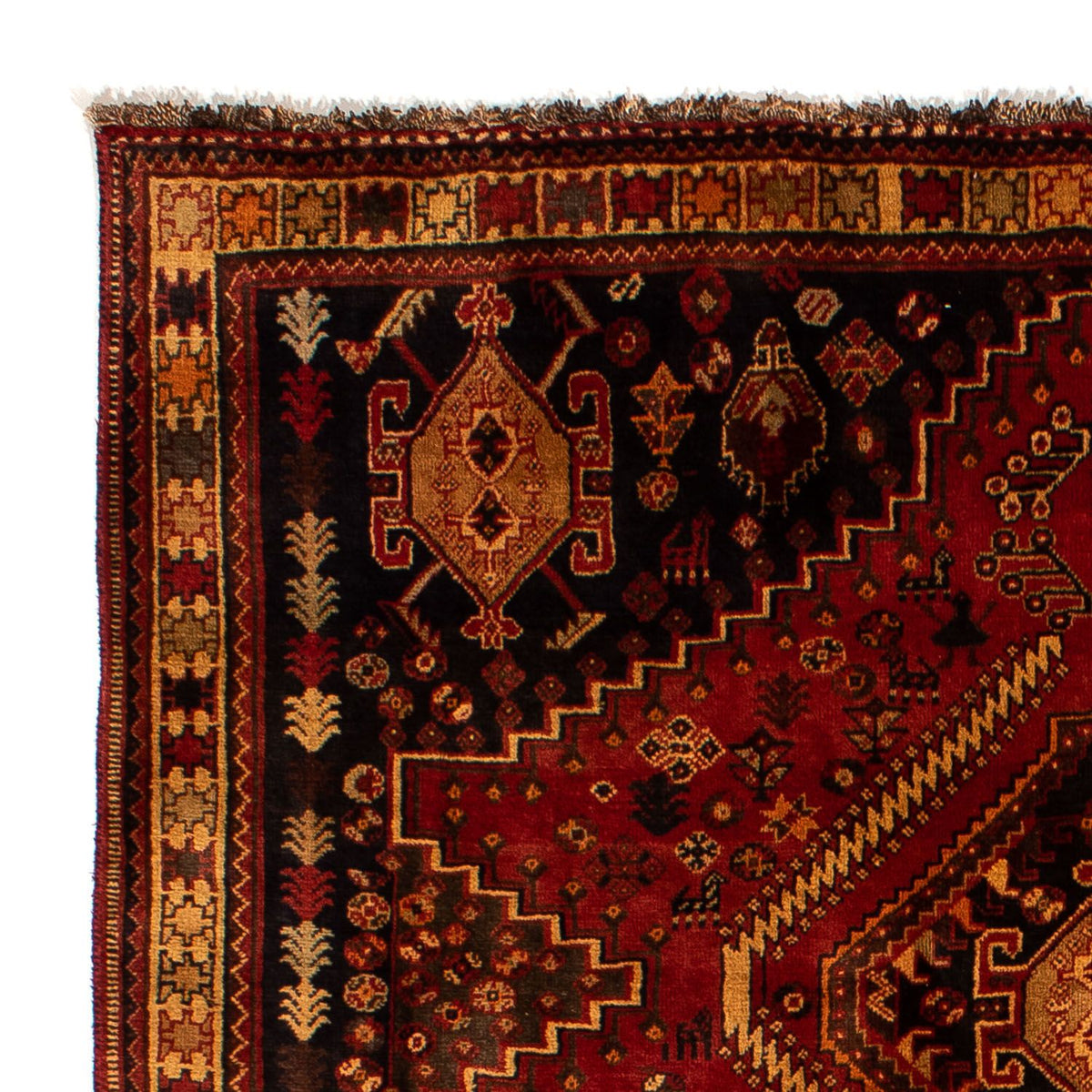 Perser Rug - Nomadic - 290 x 186 cm - dark red