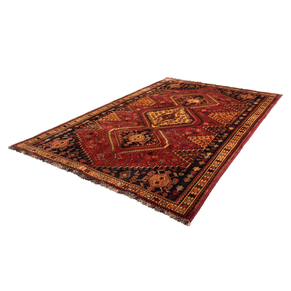 Perser Rug - Nomadic - 290 x 186 cm - dark red