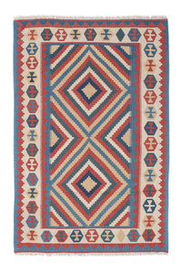 Kelim Rug - Oriental - 183 x 124 cm - blue