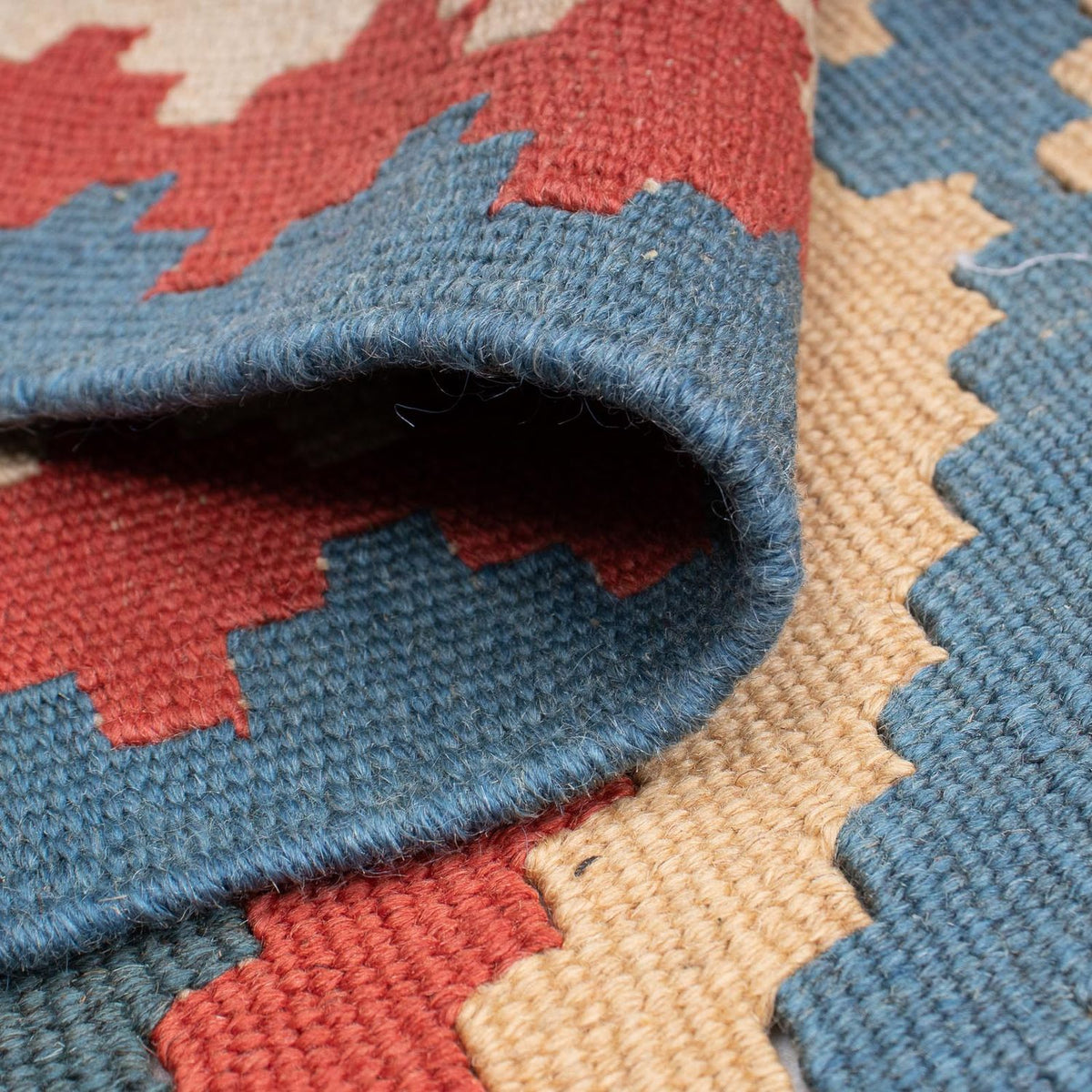 Kelim Rug - Oriental - 183 x 124 cm - blue