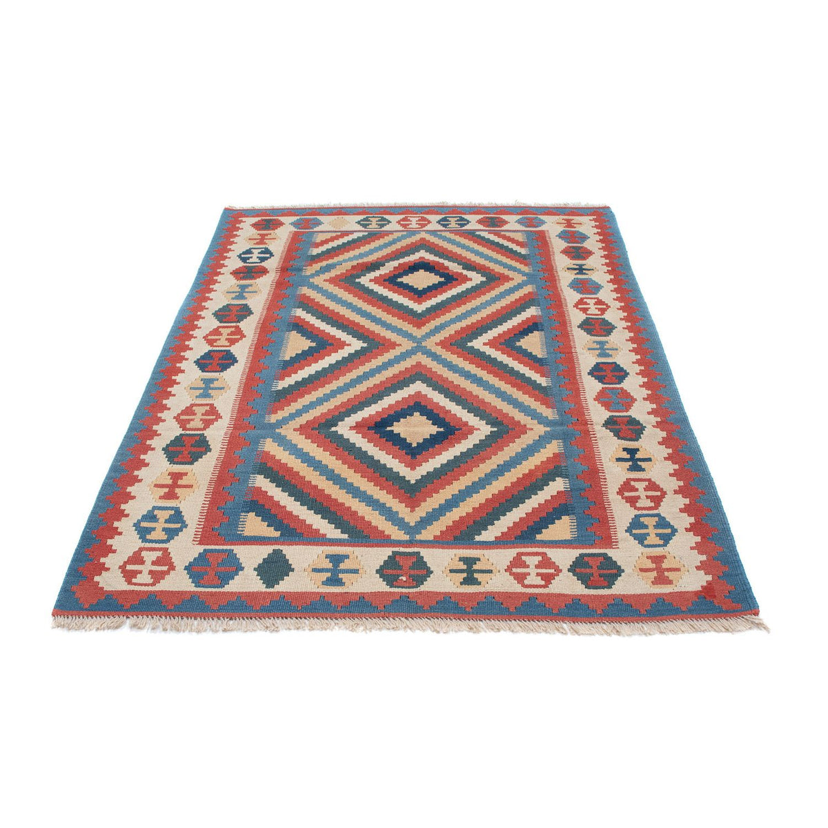Kelim Rug - Oriental - 183 x 124 cm - blue