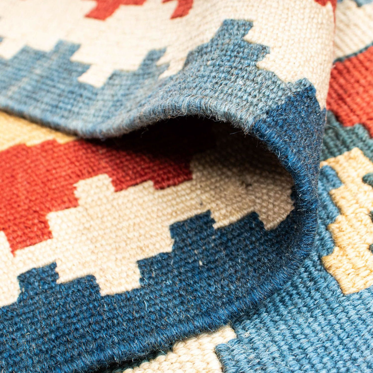 Kelim Rug - Oriental - 173 x 118 cm - blue