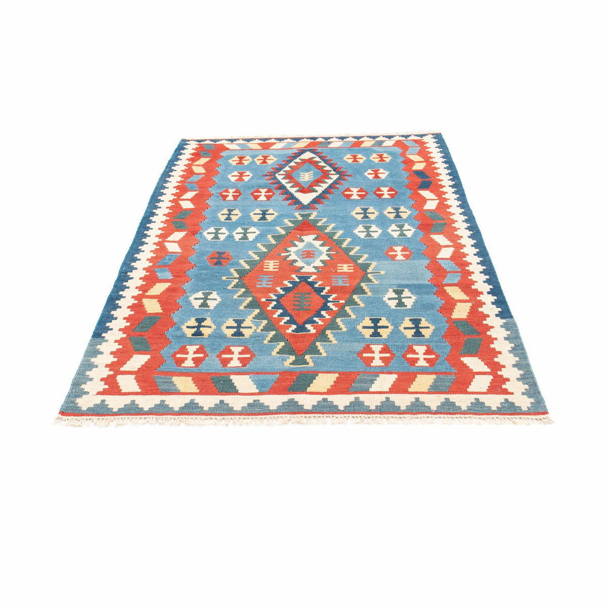 Kelim Rug - Oriental - 173 x 118 cm - blue
