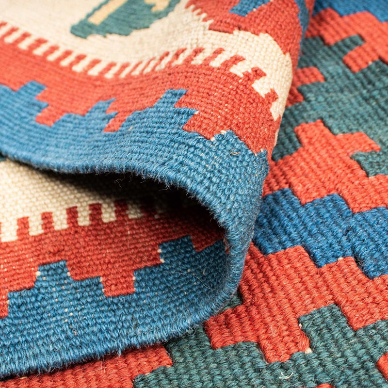 Kelim Rug - Oriental - 185 x 112 cm - blue