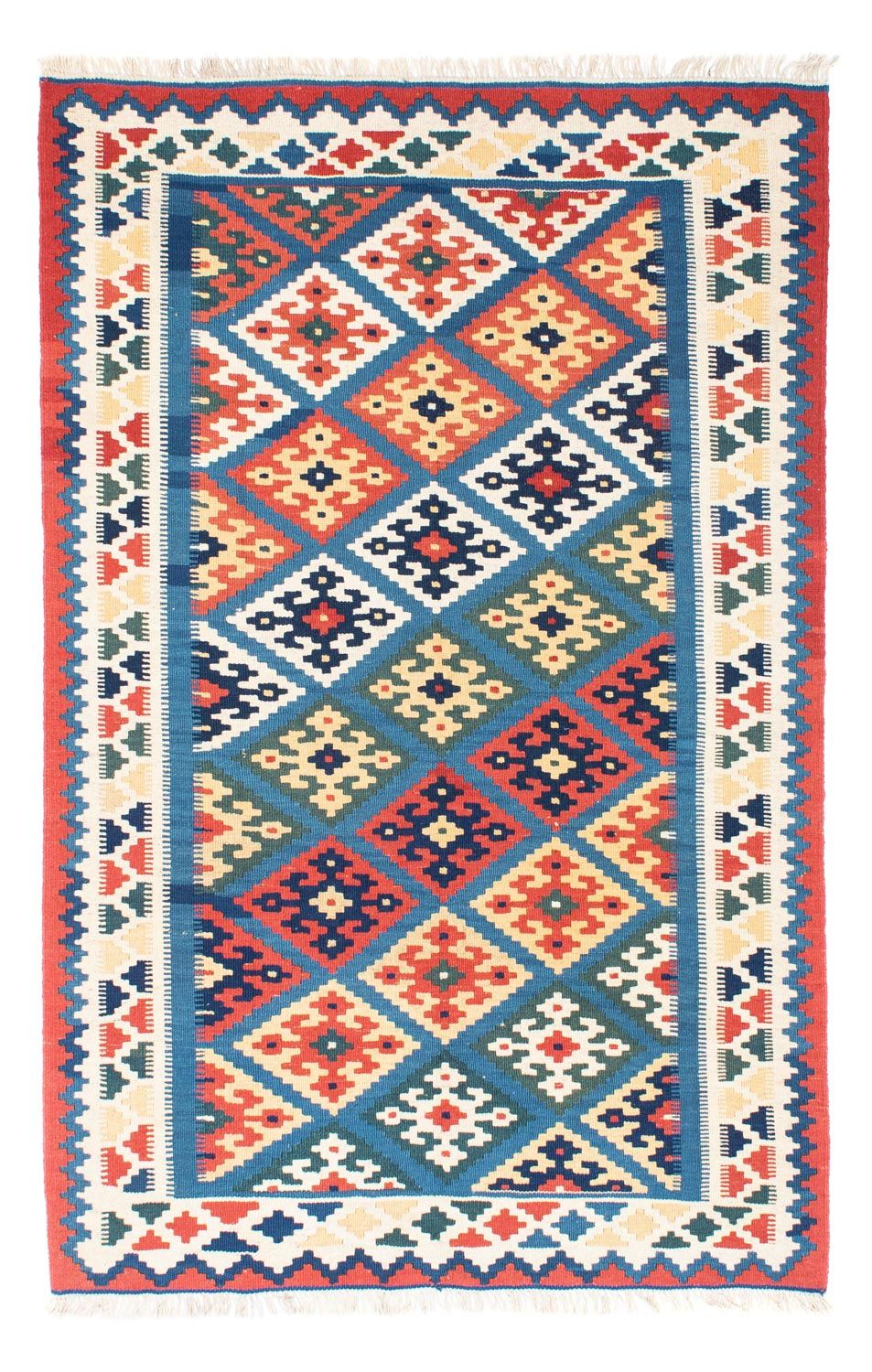 Kelim Rug - Oriental - 182 x 122 cm - blue