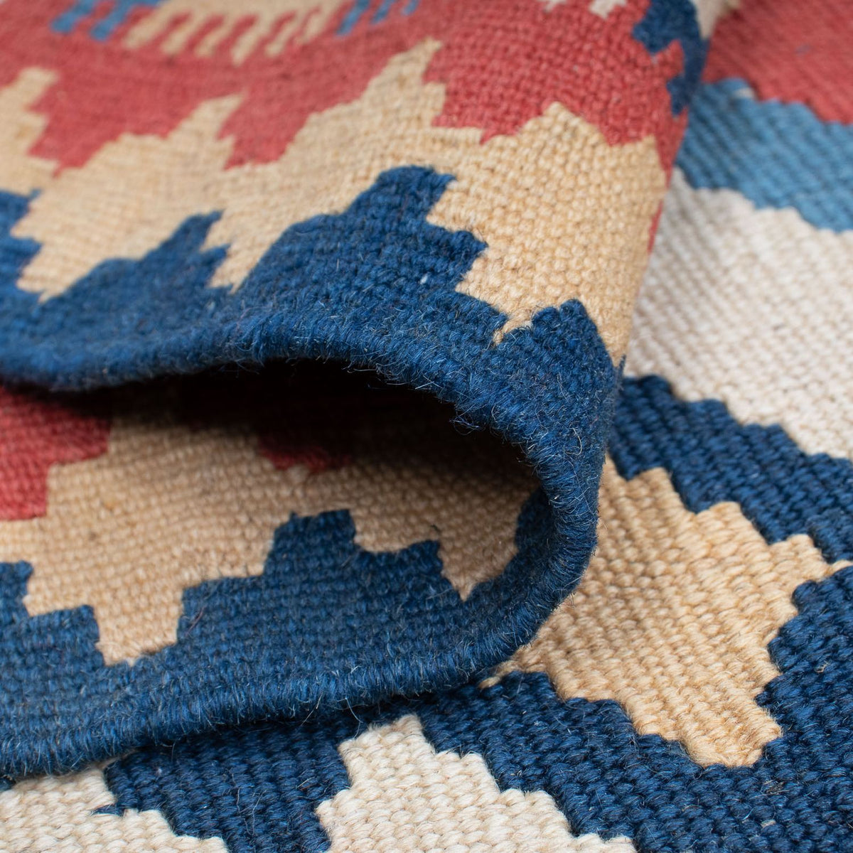 Kelim Rug - Oriental - 183 x 123 cm - blue