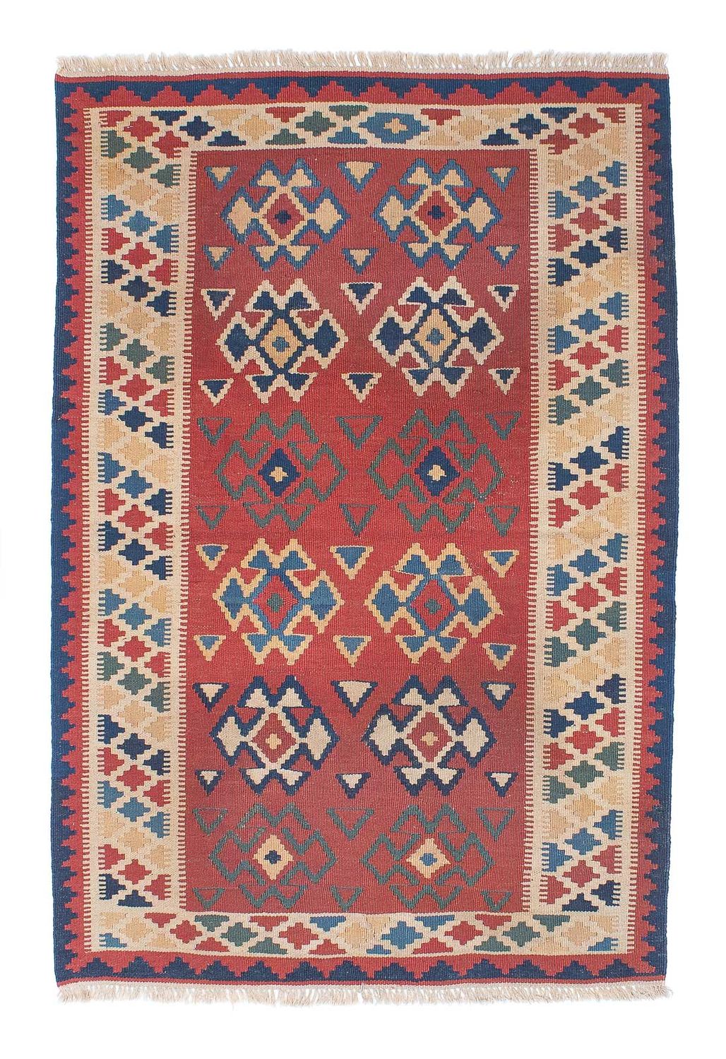 Kelim Rug - Oriental - 156 x 105 cm - dark red