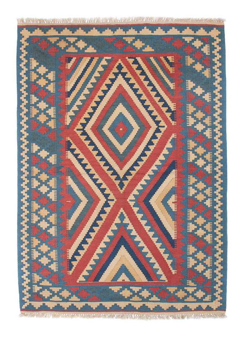 Kelim Rug - Oriental - 155 x 117 cm - blue