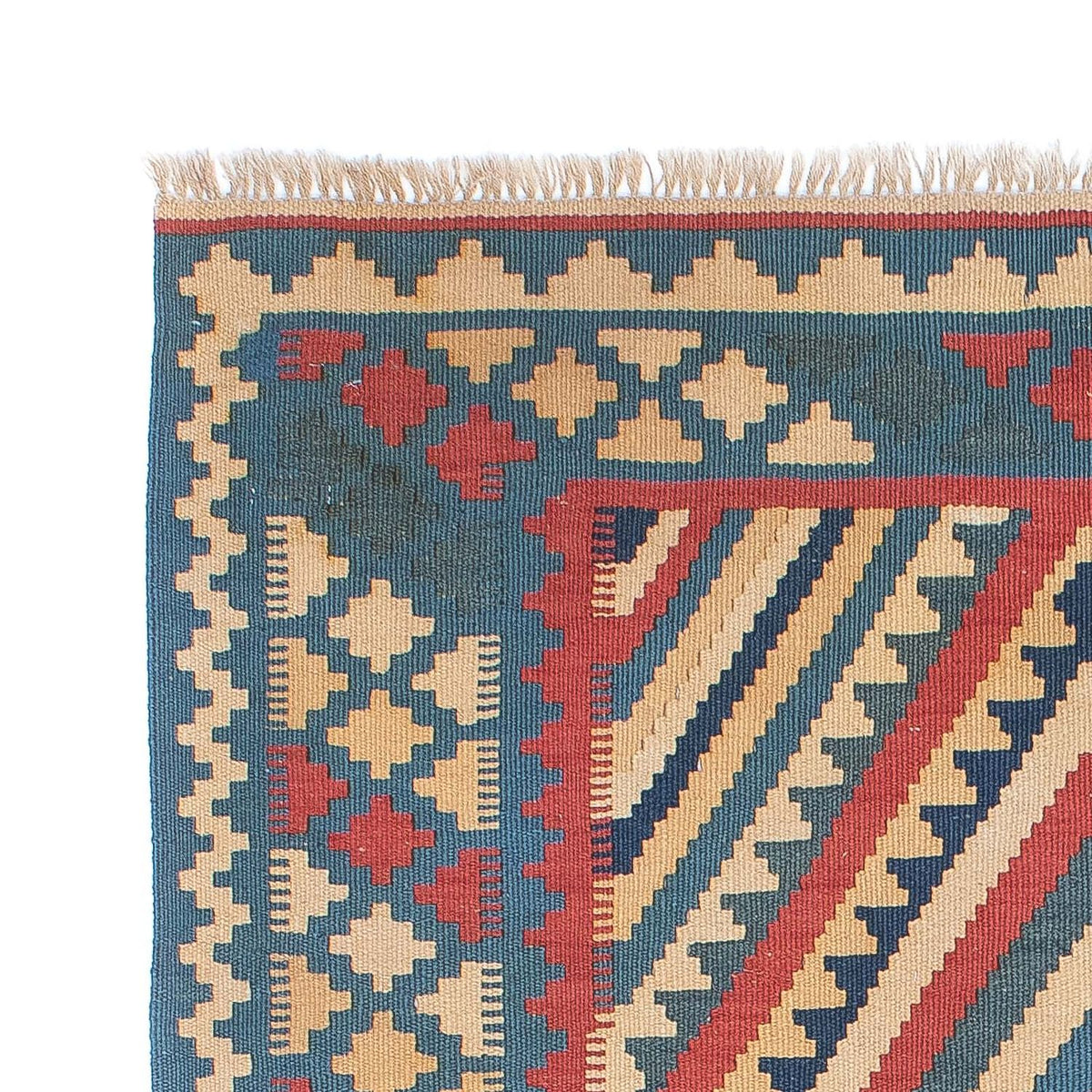 Kelim Rug - Oriental - 155 x 117 cm - blue