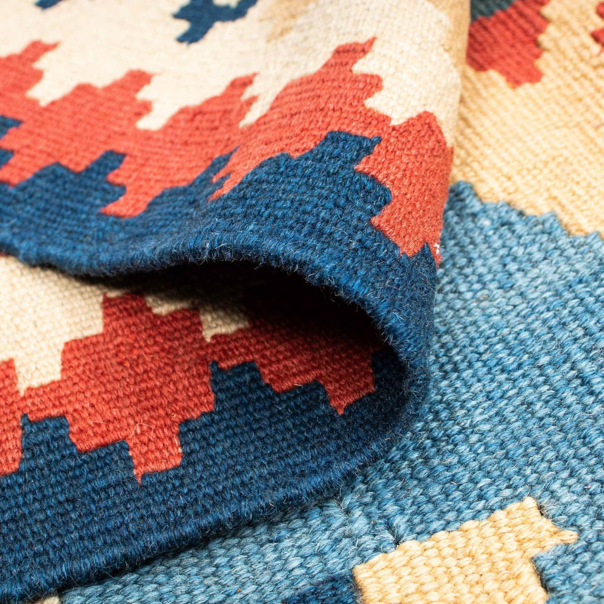 Kelim Rug - Oriental - 183 x 116 cm - turquoise