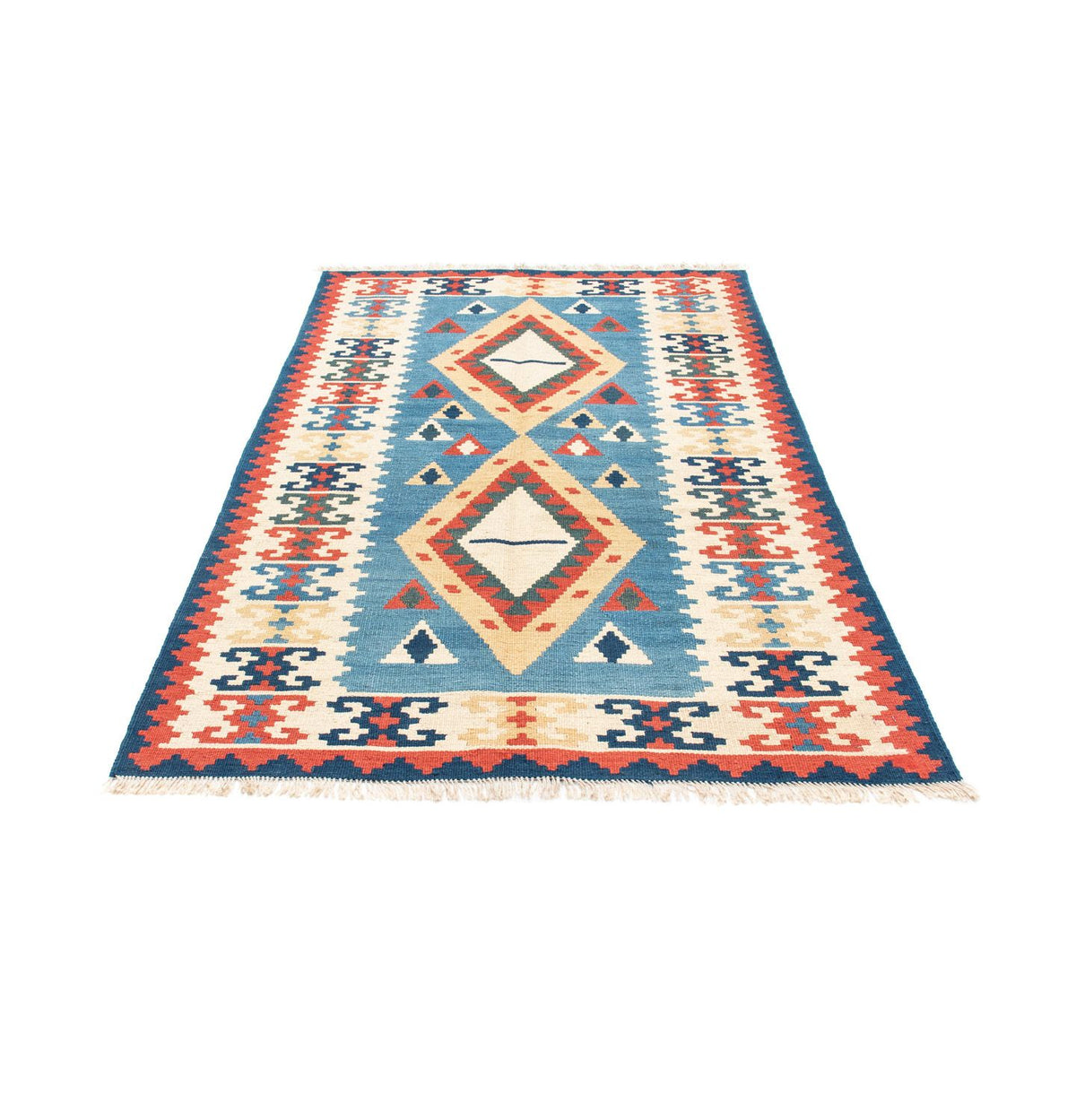 Kelim Rug - Oriental - 183 x 116 cm - turquoise