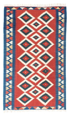 Kelim Rug - Oriental - 156 x 98 cm - red